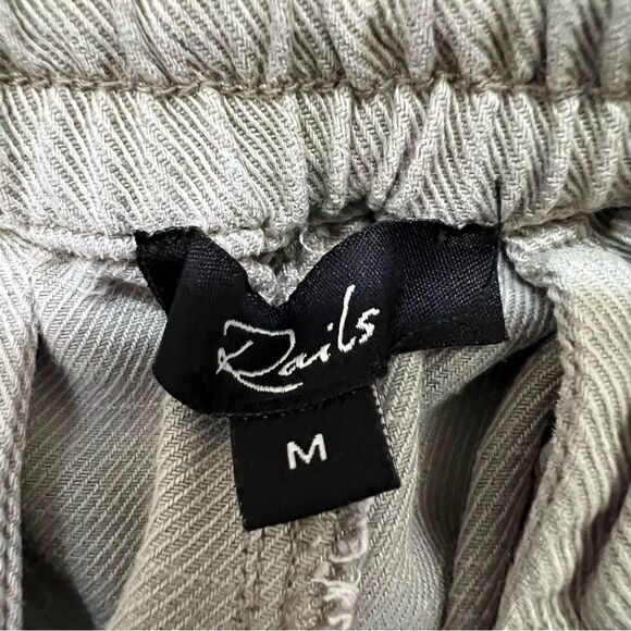 Rails Haven Pants Sage Pull On Pockets Size Medium Coastal Comfy - Picture 6 of 11